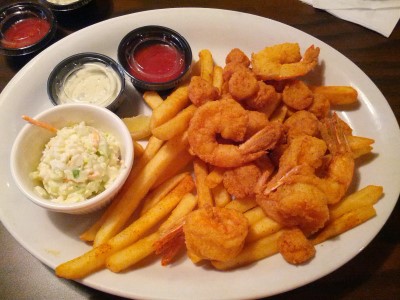 Fried Shrimp with Fries Image