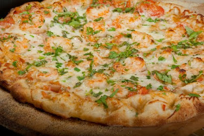 Shrimp Scampi Pizza Image