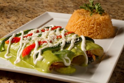 Spinach & Chicken Enchiladas Image