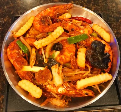 CS3. Shrimp Dry Pot with Szechuan Sauce Image