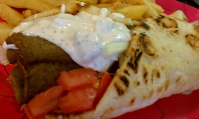 Gyro Beef Wrap Combo Image