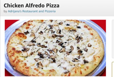 Chicken Alfredo Pizza Image