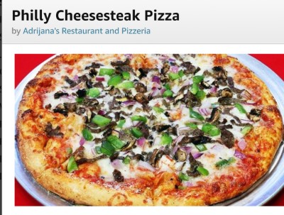 Philly Cheesesteak Pizza Image