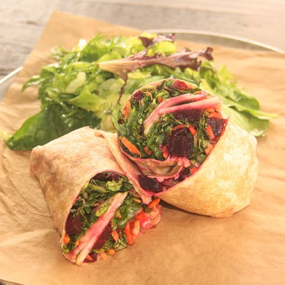 Beet and Walnut Baby Kale Wrap Image