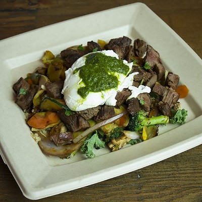 Steak and Egg Protein Plate Image
