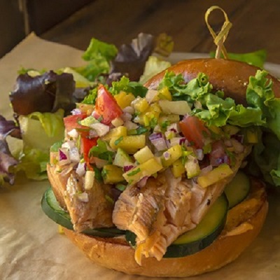 Salmon Burger Image