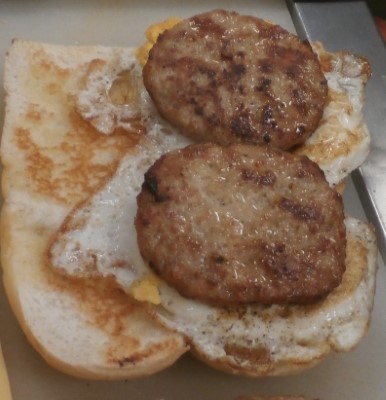 Sausage Egg And Cheese Sub Half Image