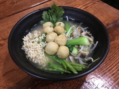 Ramen Noodle Soup with Fish Ball Image