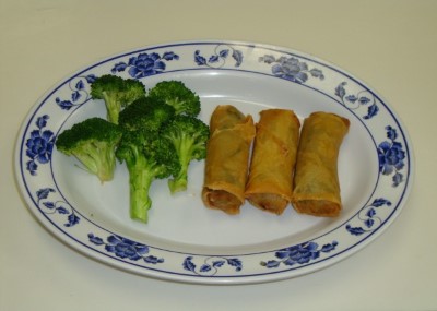 1. Pork Veggie Egg Rolls (3) 上海春卷 Image
