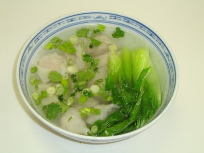 21. Shrimp & Pork Wontons (12) 虾肉馄饨 Image