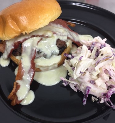 Bacon & Blu Cheese Burger Image