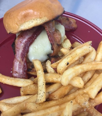 Bacon Swiss Burger Image