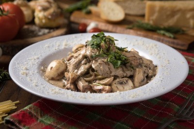 Pasta with Pink Sauce Image
