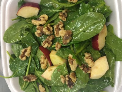 Spinach with Apple Salad Image