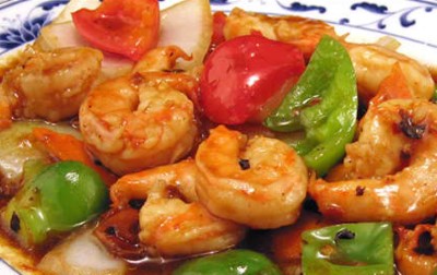 76. Shrimp with Pepper & Tomato Image
