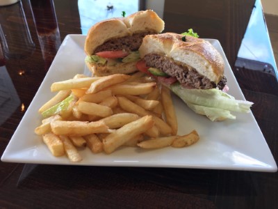 Hamburger On a Roll Image