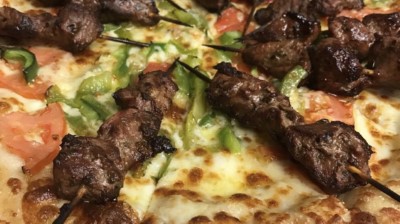 Lamb Shish Kebab Pizza Image