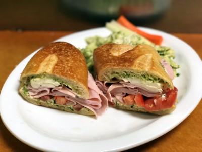 Baked Ham & Cheese Panini Image