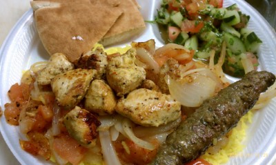 Kofta Beèf/ Chick, Rice,Hummus Image