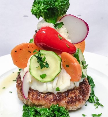 2. Ground Chicken Cutlet (320 Cal) Image