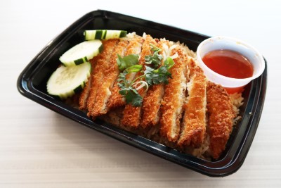 Crispy Chicken with Garlic Rice Image