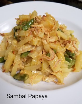 Sambal Goreng Papaya Lunch Special Image