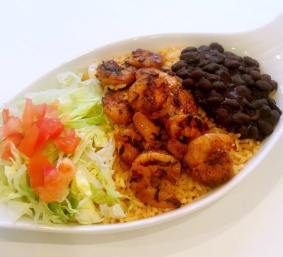 C3. Grilled Shrimp Combination Plate Image
