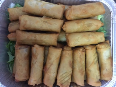 (10) Vegetable Spring Roll Tray Image
