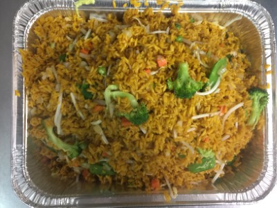 Vegetable Fried Rice Tray Image