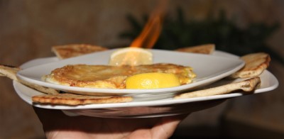 Flaming Saganaki Image