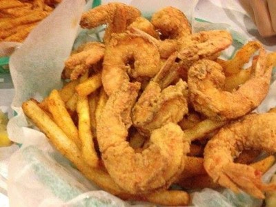 Fried Jumbo Shrimp Plate Image