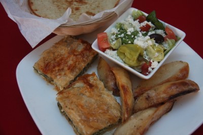 Spanakopita Dinner Image