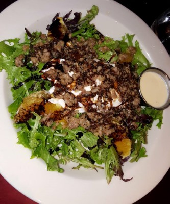 Crispy Sausage & Burrata Salad Image