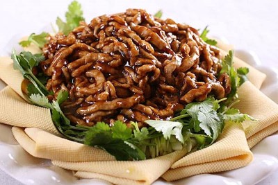 Sauteed Shredded Pork with Sweet-Bean Sauce 京酱肉丝 Image