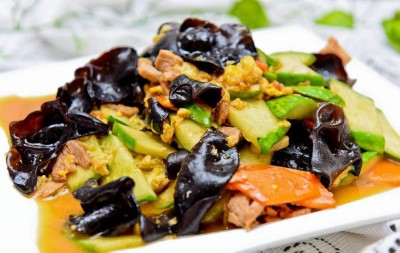 Sauteed Sliced Pork, Eggs, Black Fungus 木须肉 Image