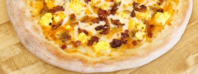 Ham, Bacon & Egg Pizza Image