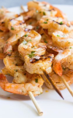Grilled Shrimp Souvlaki Image
