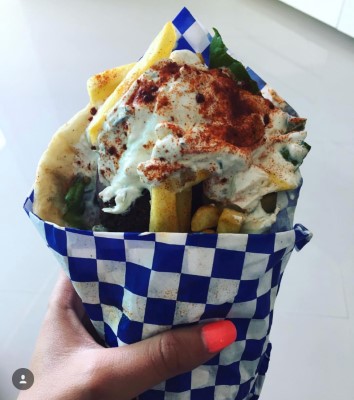 Steak Souvlaki Pita Wrap Image