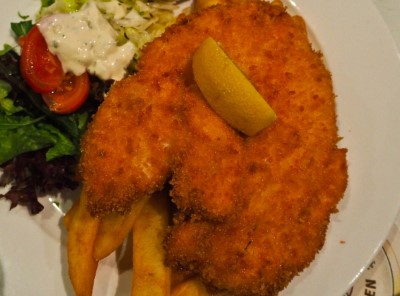 Chicken Snitzel Pita Wrap Image