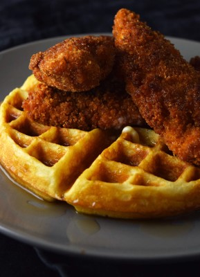 Chicken & Waffles Platter Image