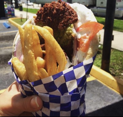 Falafel Pita Wrap Image