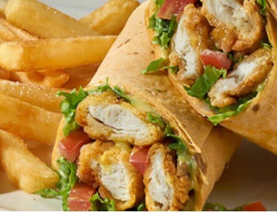 Chicken tender wrap Image