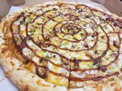 Bbq Steak Pizza Image