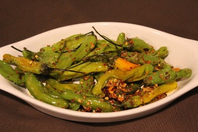 Spicy Garlic Shishito Peppers Image