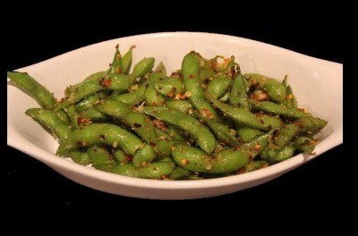 Spicy Garlic Edamame Image
