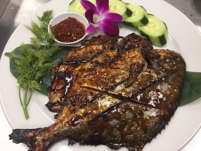Ikan Bawal Bakar Manis Image