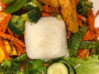 C4. STIR-FRIED TOFU RICE PLATE Image