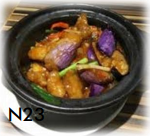 N23. Fish Fillet w. Eggplant in Pot 茄子斑腩煲 Image