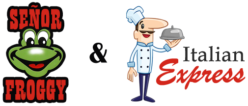 Señor Froggy and Italian Express logo