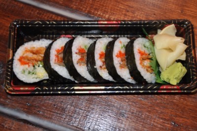 T21. Salmon Skin Tempura Maki (5 Pieces) 鱼皮天妇罗卷 Image